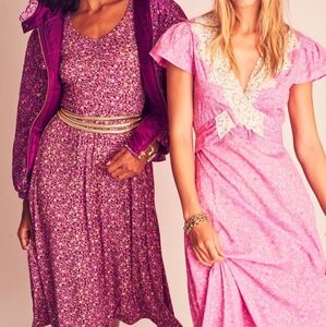 LoveShackFancy Poeta Dress, Size Medium